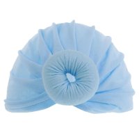 H46-B: Blue Donut Hat (0-6 Months)
